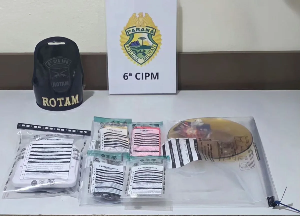 FAXINAL – Trabalho atento da ROTAM resulta na prisão de mulher por tráfico e apreensão de cocaína