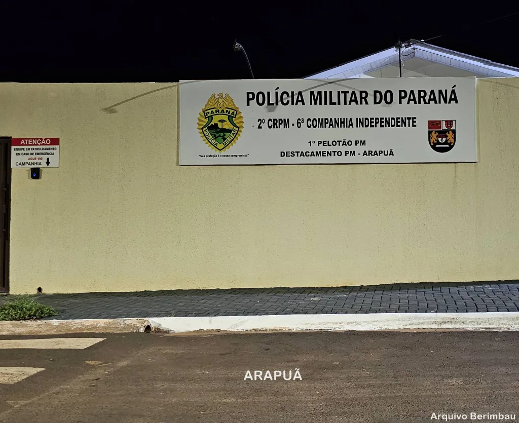 ARAPUÃ – Homem é contido com taser após ameaçar o próprio pai e resistir à abordagem