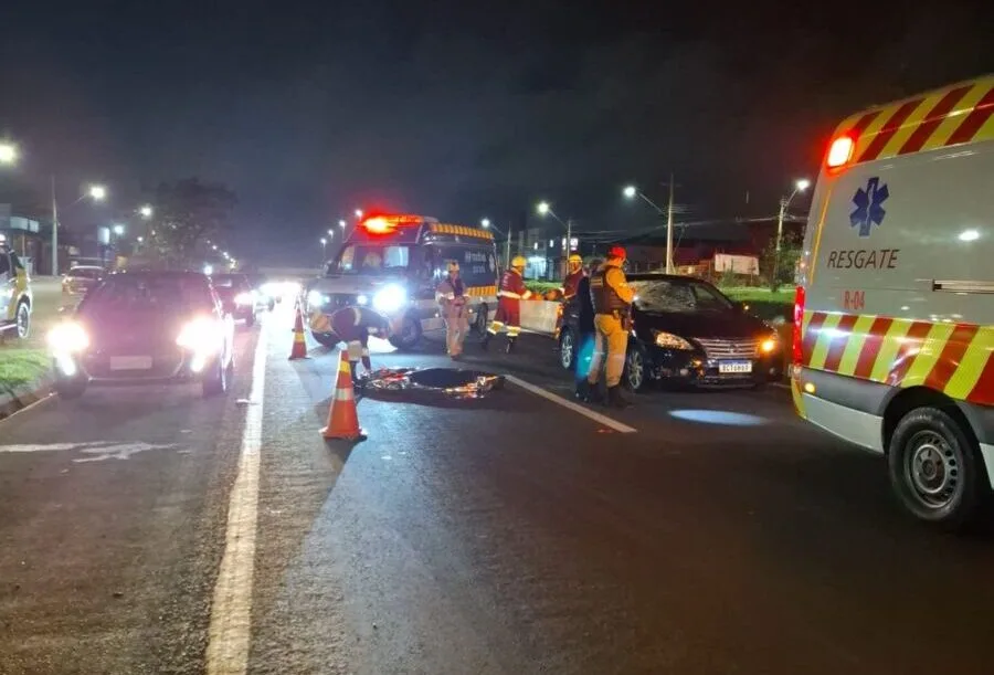 Pedestre morre atropelado por Nissan Sentra na região de Cambé