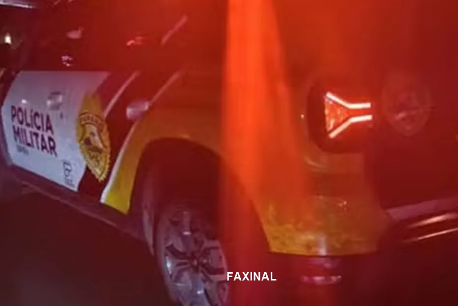 FAXINAL – Polícia atende duas ocorrências de briga; em uma delas, homem é preso com pistola 9mm