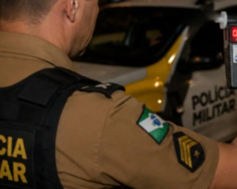IVAIPORÃ – Motorista embriagado é preso após acidente envolvendo carro e motocicleta