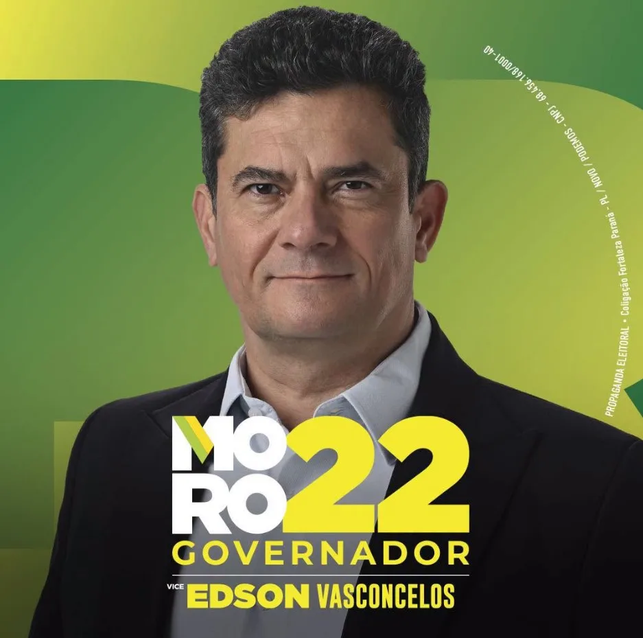 PARANÁ – Sergio Moro é eleito governador no primeiro turno
