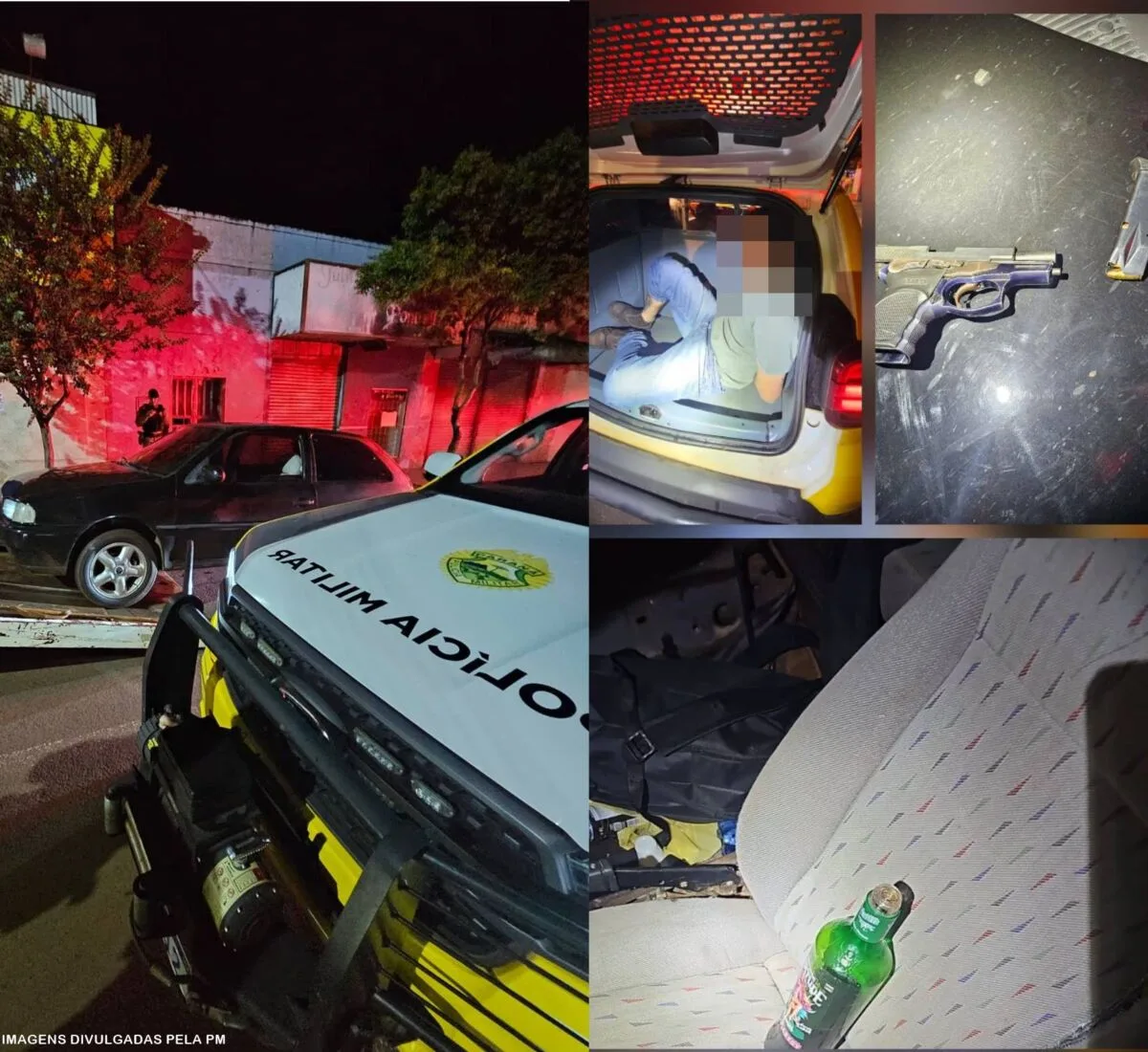 JARDIM ALEGRE – Motorista com sinais de embriaguez é preso com pistola
