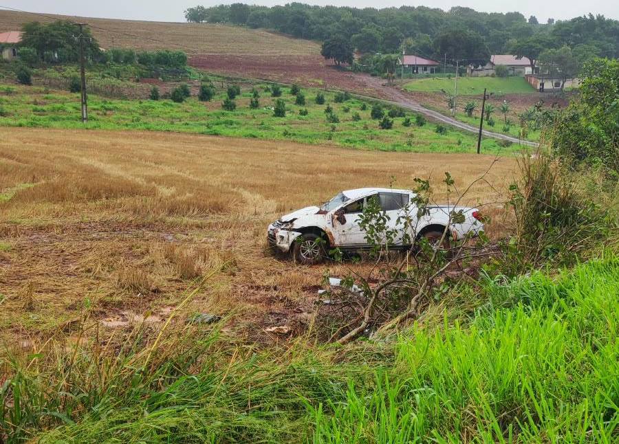 LIDIANÓPOLIS – Acidente é registrado na descida do Embalo, na chegada da cidade