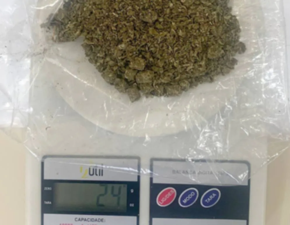 GRANDES RIOS – Homem é detido com maconha após desobedecer ordem policial em Ribeirão Bonito