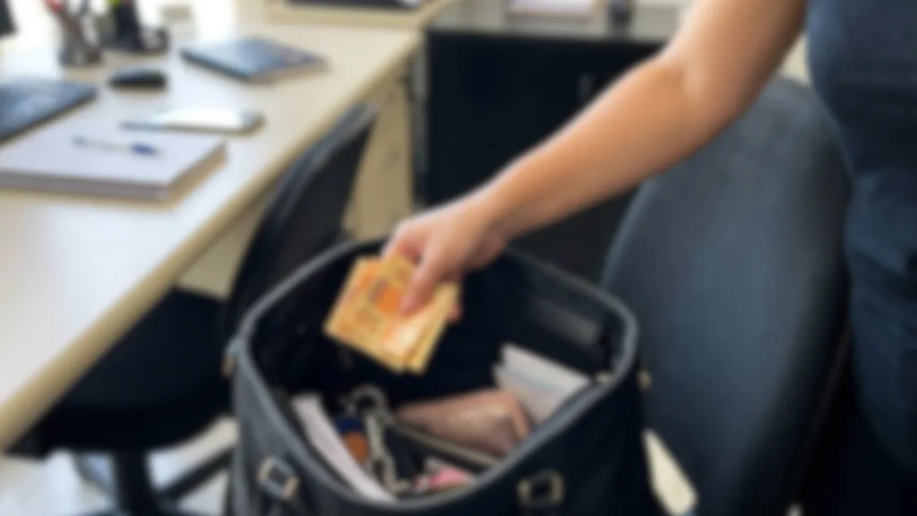 APUCARANA – Zeladora é filmada furtando bolsa e acaba presa