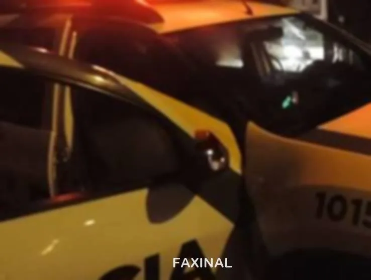 FAXINAL – Briga termina com ferido por canivete e caminhonete é apreendida por som alto