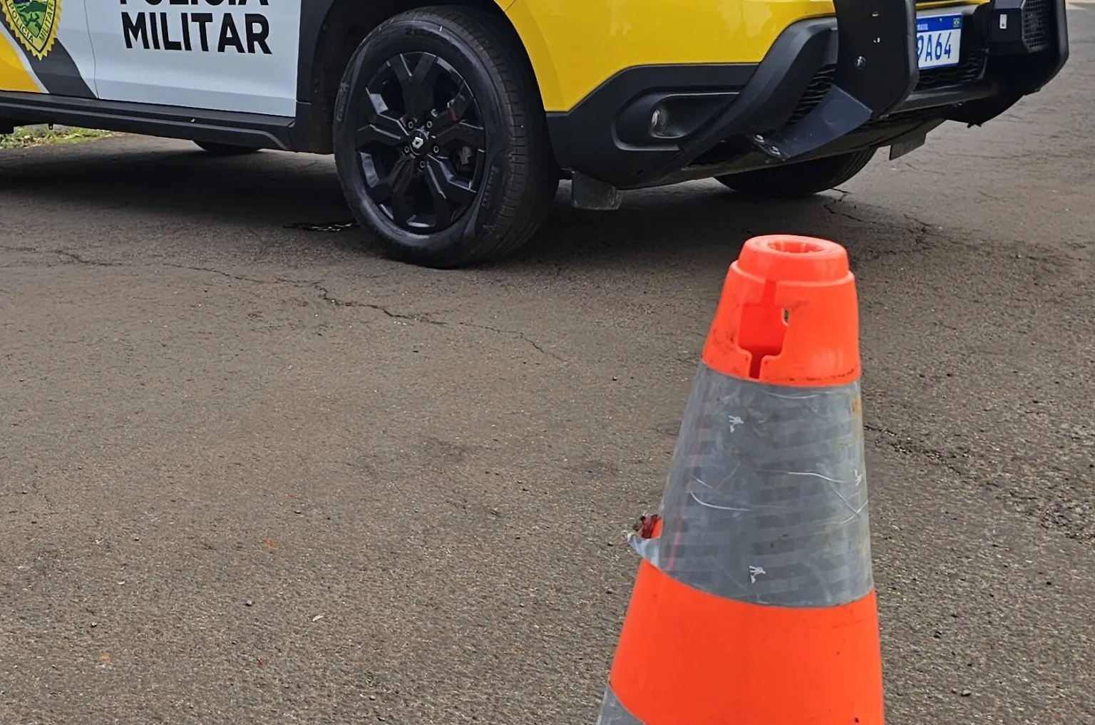 SÃO PEDRO DO IVAÍ – Adolescente é flagrado pilotando moto irregular