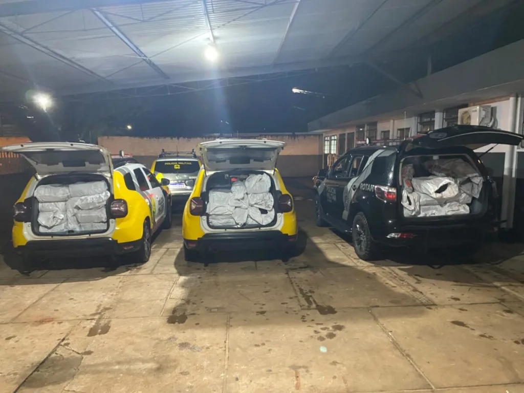 SARANDI – Polícia Militar encontra mais de 700 quilos de maconha em barracão após denúncia