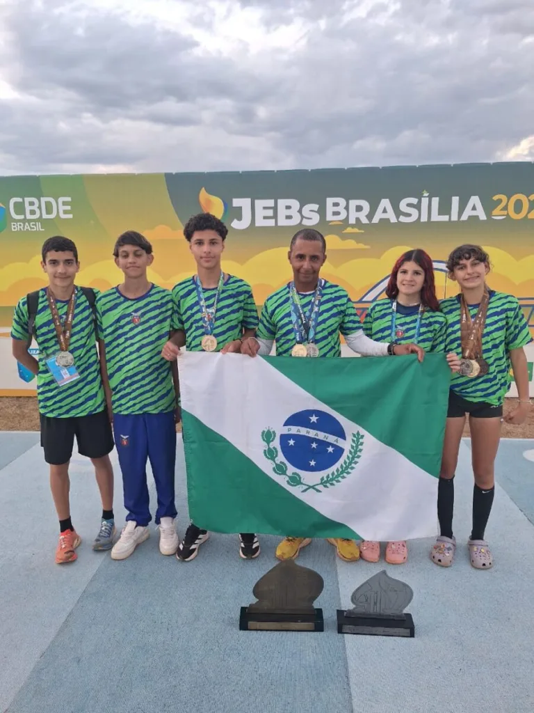 Atletas de Apucarana conquistam cinco medalhas nos Jogos Escolares Brasileiros
