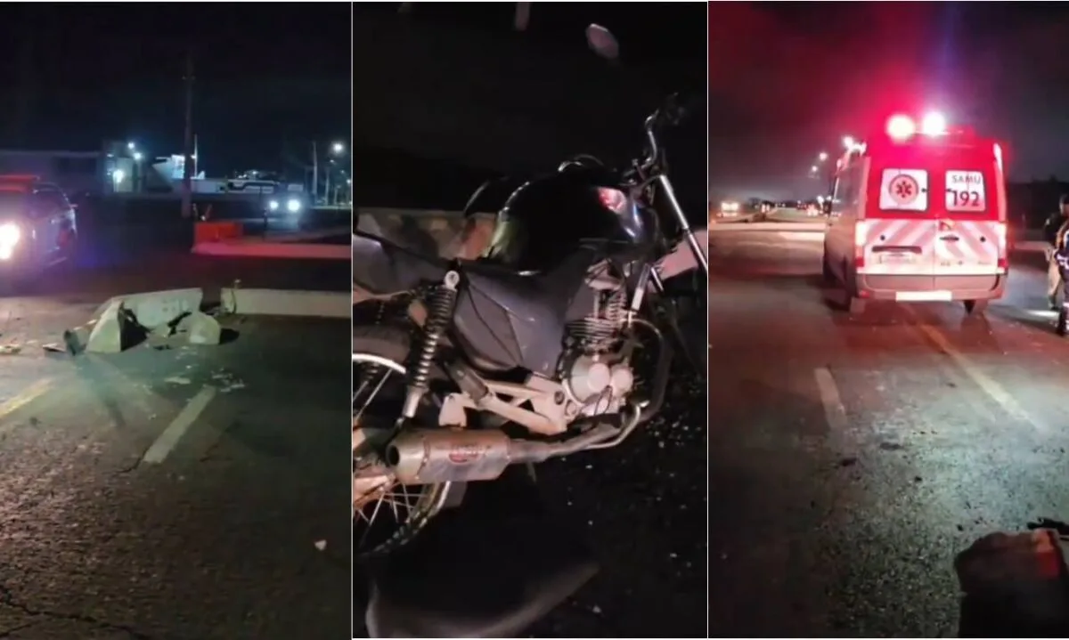 APUCARANA – Colisão com mureta em obras deixa motociclista morto