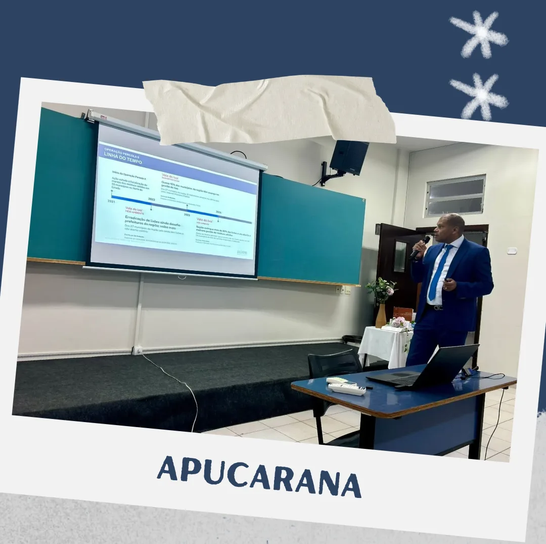 APUCARANA – Operação Percola II é tema de palestra sobre resíduos sólidos