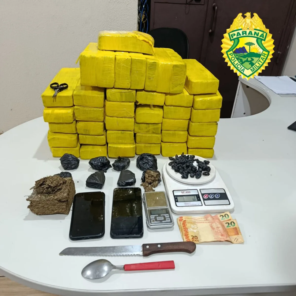 CALIFÓRNIA – Mais de 30 quilos de drogas são apreendidos