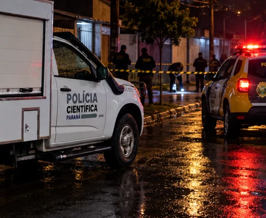 Jovem é morto a tiros na entrada de residência em Telêmaco Borba
