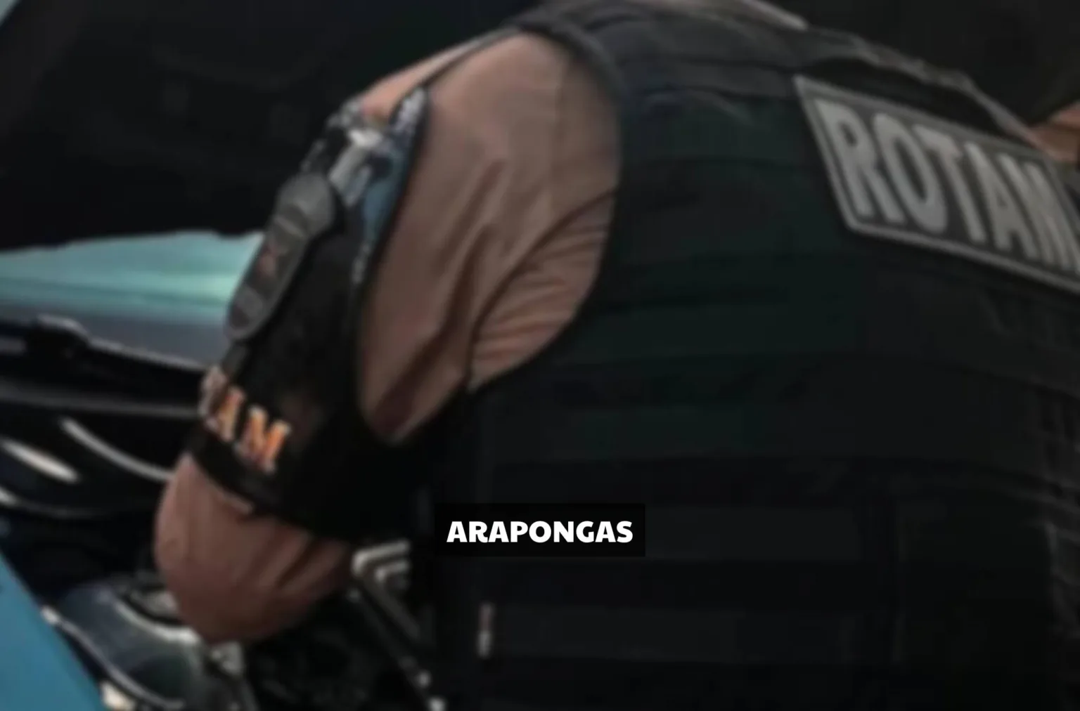 ARAPONGAS – ROTAM cumpre mandado de prisão e pedestre fica ferido em atropelamento