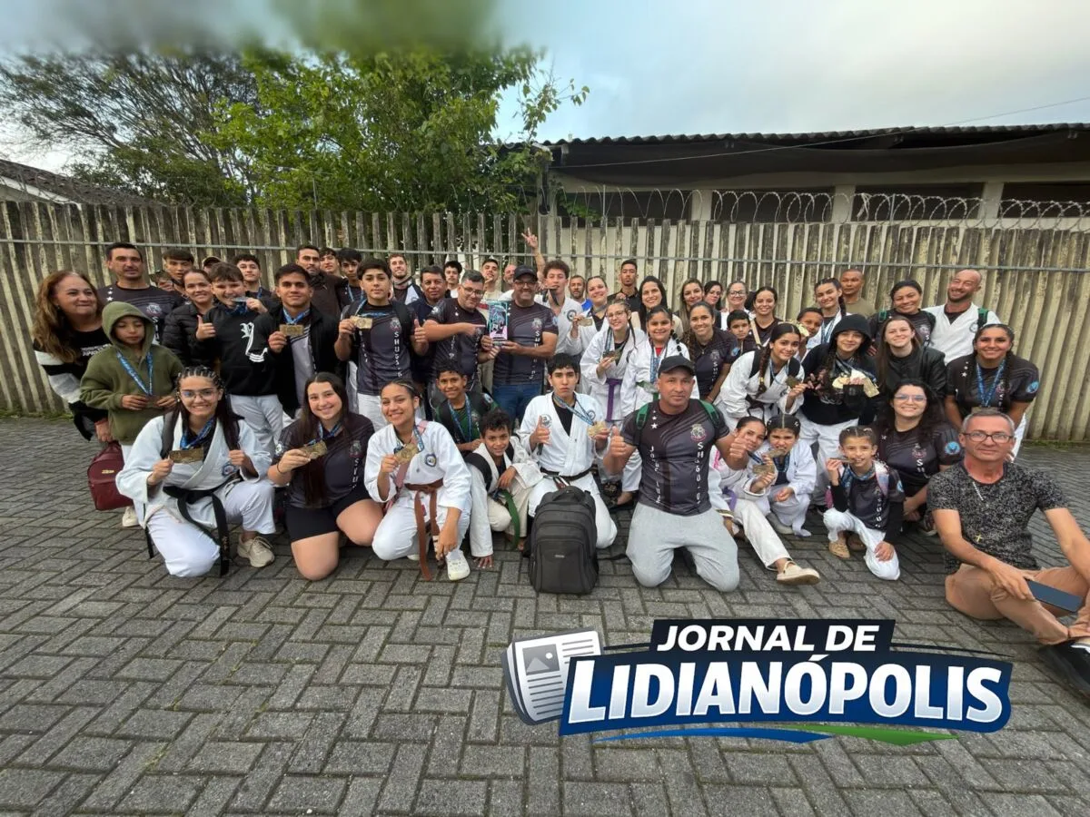 LIDIANÓPOLIS – Karatê Shubu-Dô conquista primeiro lugar nacional com 27 ouros e quatro pratas