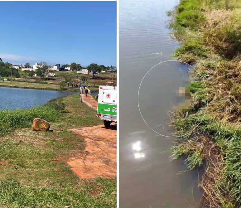FAXINAL – Corpo do jovem Eduardo foi encontrado no Lago Saracura