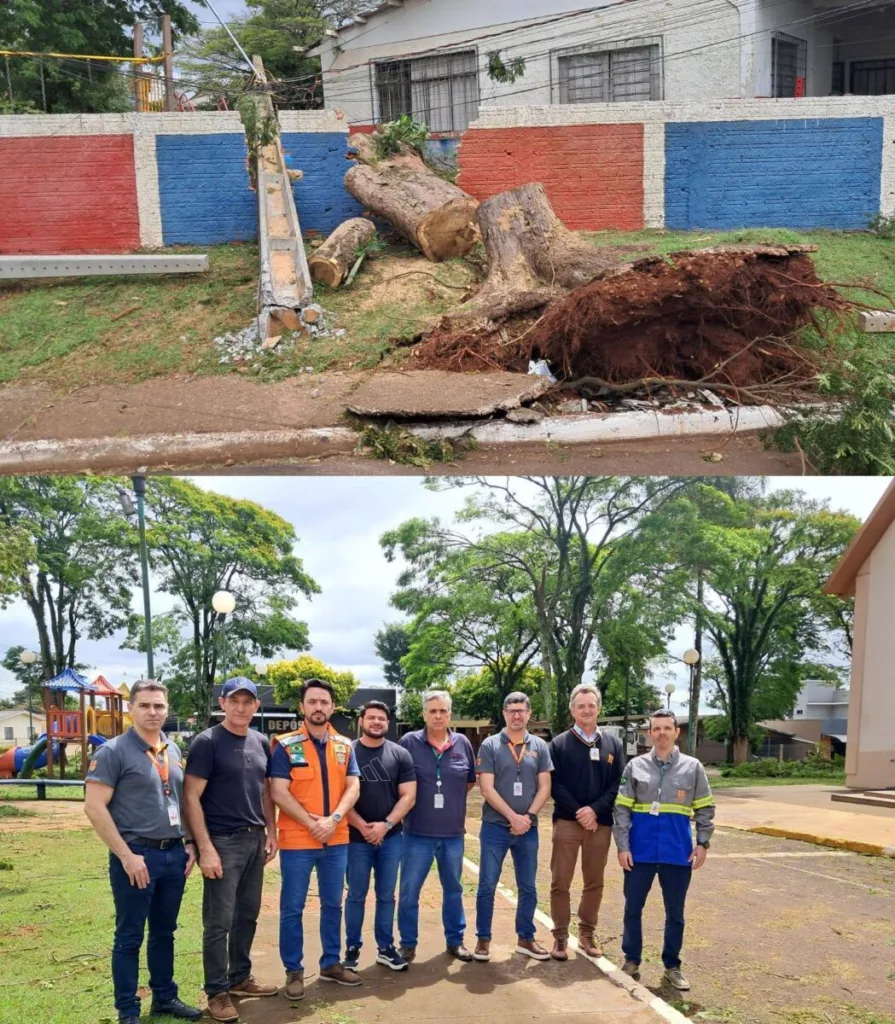 APUCARANA – Copel e Prefeitura reforçam trabalhos na zona rural após temporal