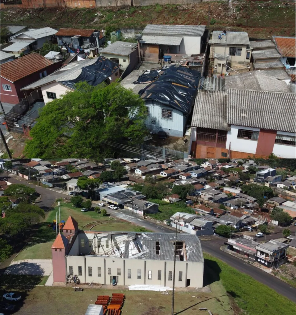 APUCARANA – Temporal atinge mais de 5 mil residências e Defesa Civil atualiza balanço
