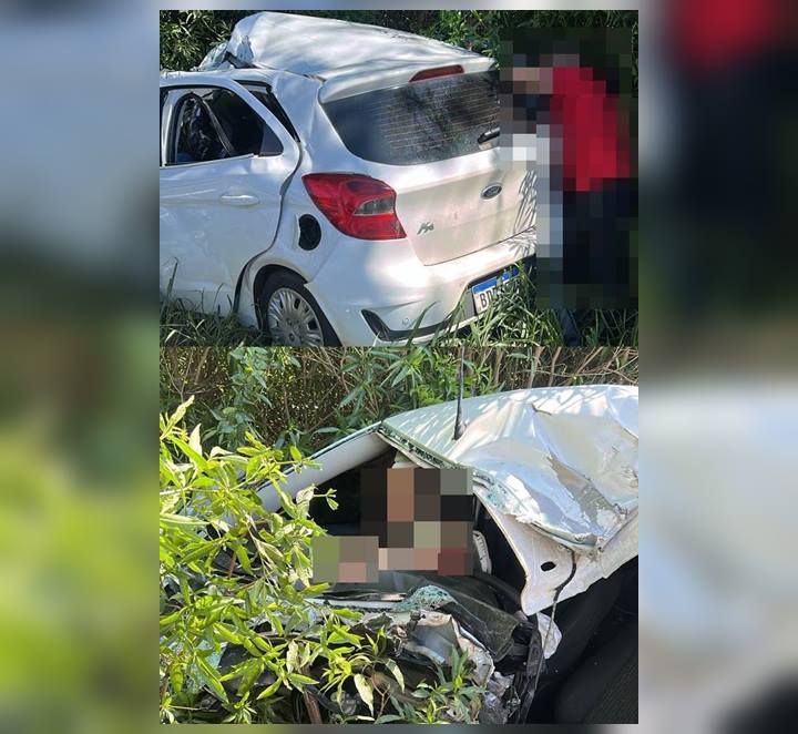 Motorista morre e passageira fica ferida em acidente no trecho Arapongas a Sabáudia