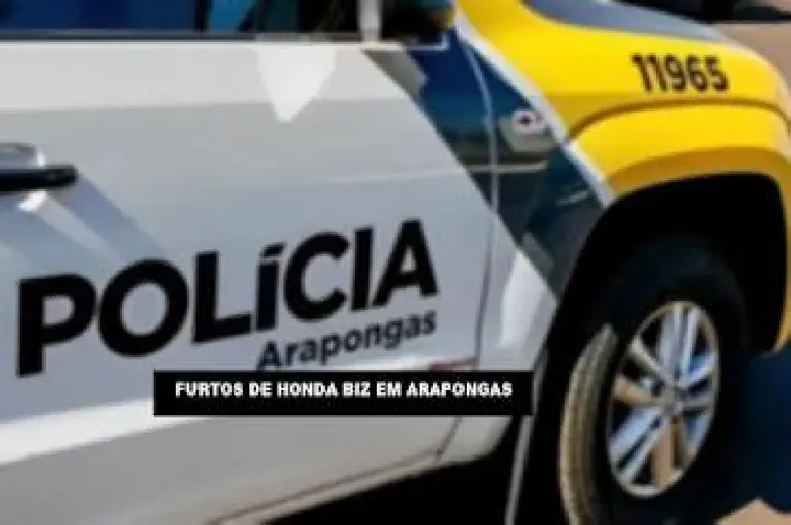 ARAPONGAS - Dois furtos de Honda Biz e um cumprimento de mandado judicial