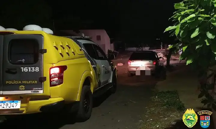 MANDAGUARI - Polícia recupera veículo Fiat Palio e prende suspeito