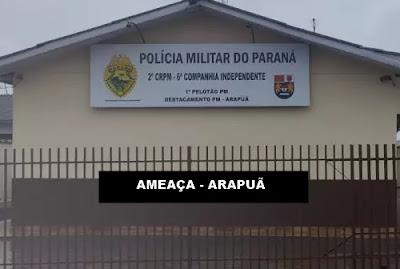 ARAPUÃ - Ameaça do ex-convivente leva jovem a procurar a Polícia