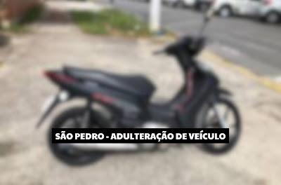 SÃO PEDRO – Rotam apreende moto adulterada