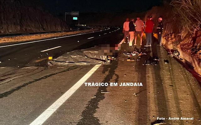 TRÁGICO - Primeiro acidente fatal no novo contorno de Jandaia