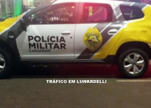 LUNARDELLI - Polícia Militar prende suspeitos de tráfico e apreende droga